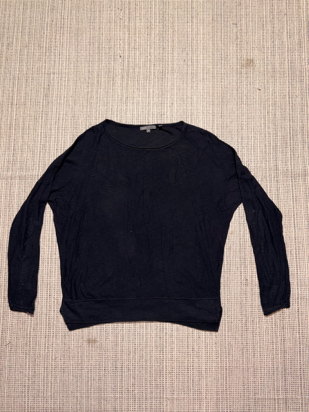 VINCE Women's Dolman Sleeves Sweater Size M In Black